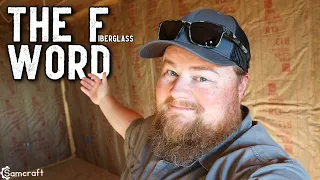 Make this Job Easier... Complete Fiberglass Insulation Installation! DIY Workshop Build