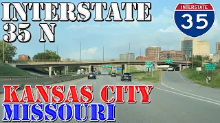 I-35 North - Kansas City - Missouri - 4K Highway Drive
