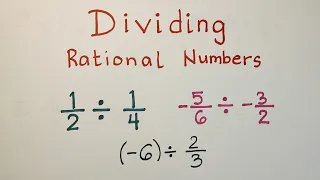 How to Divide Rational Numbers?