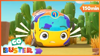 Buster Learns to Reverse! 🔙 | Go Learn With Buster | Videos for Kids