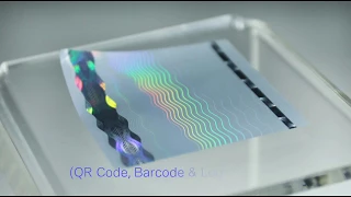 Custom Made Hologram Stickers with Logo & QR Code printing