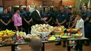 President Trump's Thanksgiving Full Of Turkey, Troops & Tweets