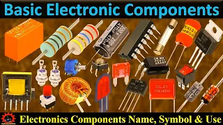 Basic Electronics components name, symbols and functions | Basic electronics Guide to components.