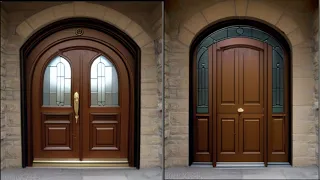 Wood door design ideas for house I Wooden door in india