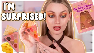 TESTING MINI CHEESE PALETTE 🧀  - which palette performs better?