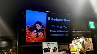 Elephant Gym - Live at UMEDA CLUB QUATTRO Osaka Japan