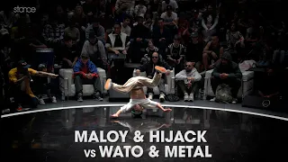 HIJACK / MALOY vs METAL / WATO | top 8 x stance | GROOVE SESSION 2022 - 2v2