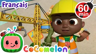 Chanson des véhicules de construction | CoComelon - L'Heure de Cody | Chansons pour bébés