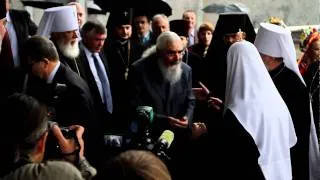 Патриарх Московский и Всея Руси Кирилл в Донецке 6 мая 2011 года.