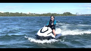 First ride on the Taiga Orca electric personal watercraft (jetski)