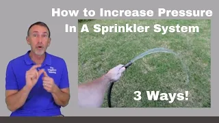 3 Ways to Increase Pressure in an Irrigation System