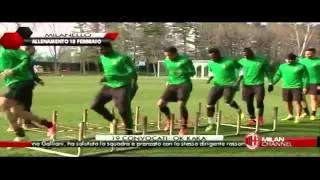 Milanello Allenamento 18-02-2014