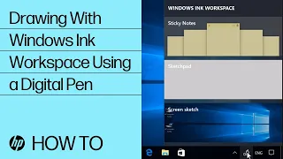 Drawing With Windows Ink Workspace Using a Digital Pen | HP Computers | HP Support