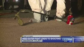 Weed eater fight leads to shooting