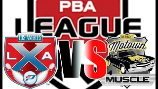 2018 Bowling - PBA League OceanView at Falmouth Quarterfinal L.A. X vs Motown Muscle