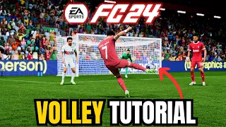 FC 24: How to Score Volley in EA Sports FC 24 - Volley Shot #fc24