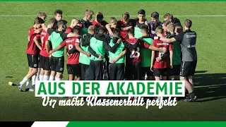 U17 mit drittem Sieg in Folge zum Klassenerhalt!