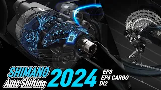 2024 Shimano Auto Shift System EP6 EP8, E-MTB & Cargo Di2