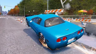GTA 4 Crash Testing Real Car Mods #42