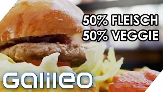 Hybrid Meat Burger: Wie gut ist der neue Food-Trend aus Österreich? | Galileo | ProSieben