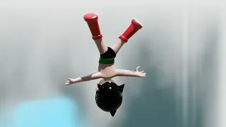 Astro Boy Falling Animation