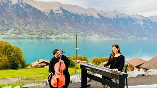 Kazakh Folk Song „Kozimnin karasi“ (Piano/Cello Cover) PIANOCELLO Duo - Көзімнің қарасы