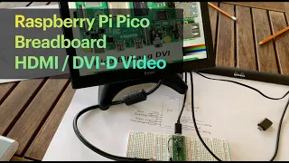 Raspberry Pi Pico, HDMI on a breadboard