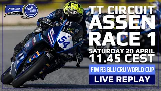 FIM R3 bLU cRU World Cup Live Replay - Round 2, Race 1 Assen