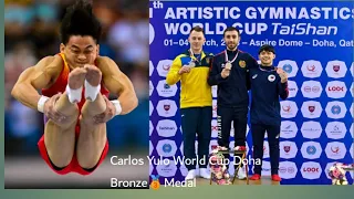 Men's Vault Finals World Cup Doha Carlos Yulo