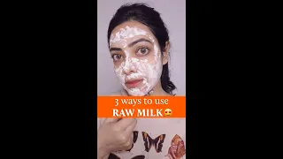 3 ways to use raw milk | #shorts | Purplle.com |