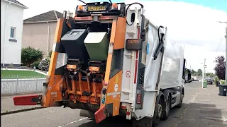 OLD VIDEO! Faun Variopress Bin Lorry Collecting General Waste