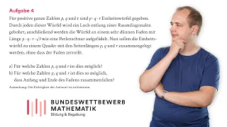 Diese Würfel-Aufgabe hat es in sich: Quader aus Ketten bauen! (Bundeswettbewerb Mathematik 2024)