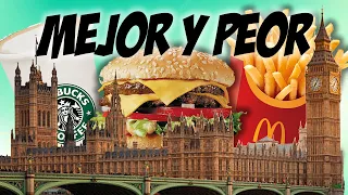 ✅ TIER LIST: MEJORES Y PEORES FRANQUICIAS de COMIDA en LONDRES