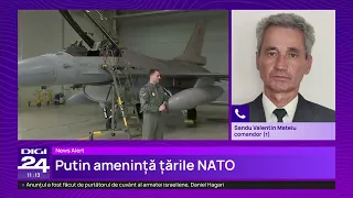 Putin avertizează că Rusia va doborî toate avioanele F-16 date Ucrainei