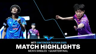 Shunsuke Togami vs Cho Daeseong | MS QF | WTT Contender Taiyuan 2023