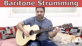 Baritone Guitar Strumming Approaches -- Guitar Lesson