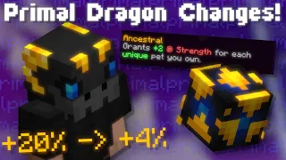 Primal Dragon Changes! Major Nerfs! New Items! Improvements + More! (Hypixel Skyblock News)