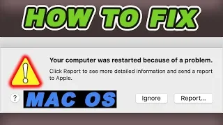 Your computer restarted because of a problem mac | Mac Issues | Tutorial 😱💥