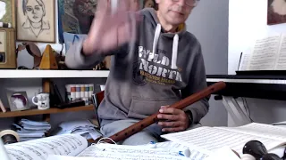 J. van Eyck, no. 41,  De zoete Zoomertyden, for tenor recorder