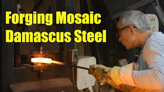 Forging Mosaic Damascus Steel