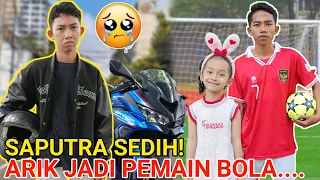 SAPUTRA KESEPIAN😭 ARIK GAK MAU MOTORAN LAGI MALAH JADI PEMAIN BOLA?? | Mikael TubeHD