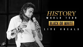 BLACK OR WHITE - HIStory World Tour - Live Vocals (Made with AI) | Michael Jackson