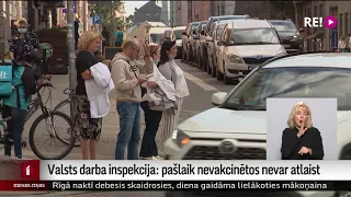 Valsts darba inspekcija: pašlaik nevakcinētos nedrīkst atlaist