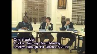 One Brooklyn- Borough Board, October, 2014