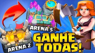 MELHORES DECKS ARENA 2, ARENA 4 E ARENA 5 - CLASH ROYALE