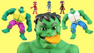 Hulk Family Learning | Joker Learns To Share