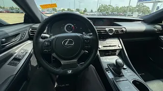 2022 Lexus RC350 F Sport POV Drive