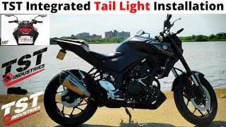 TST Programmable And Sequential LED Integrated Tail Light Installation For YAMAHA MT-03 2020/20201