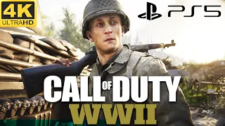 CALL OF DUTY WW2 (Full Game) PS5 4K 60fps
