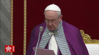 PAPA FRANCESCO LITURGIA PENITENZIALE VIDEONEWS 2018 03 09